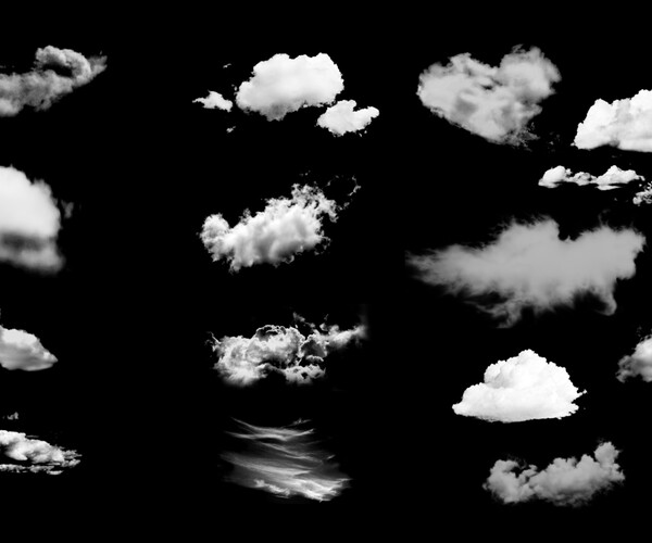 ArtStation - 30 Cloud Brushes For Procreate and Photoshop | Brushes