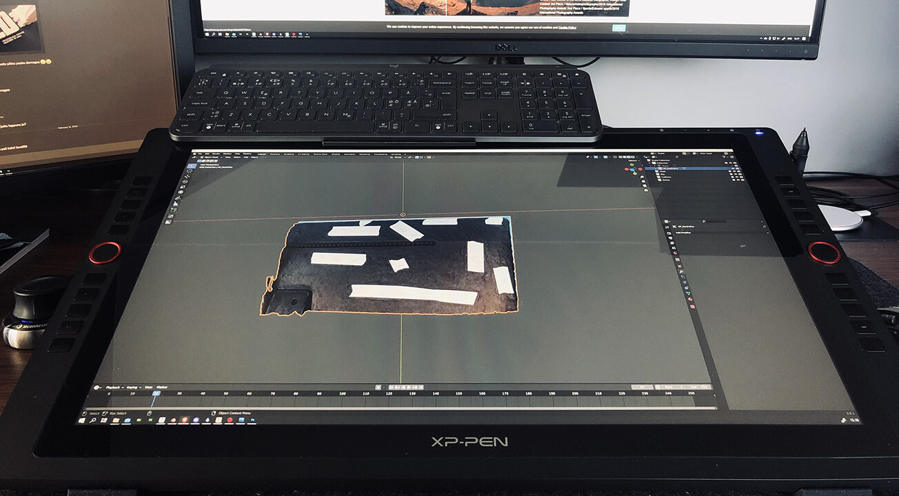 ArtStation 3D Print: XP-Pen Artist 24 Pro Keyboard mount Resources