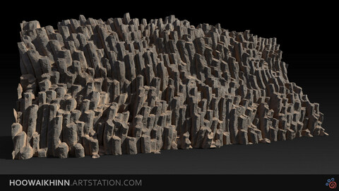 Cliff Rock (003) - Substance Designer Material