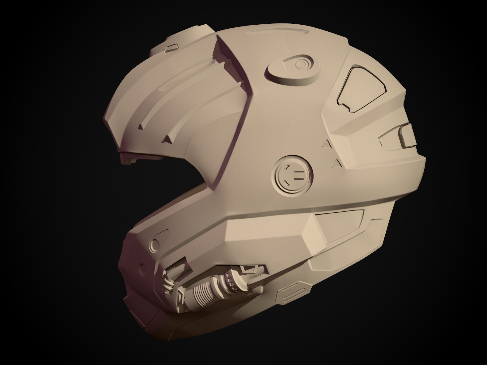 ArtStation - printable scifi halo CQB Helmet 3D print model (STL ...