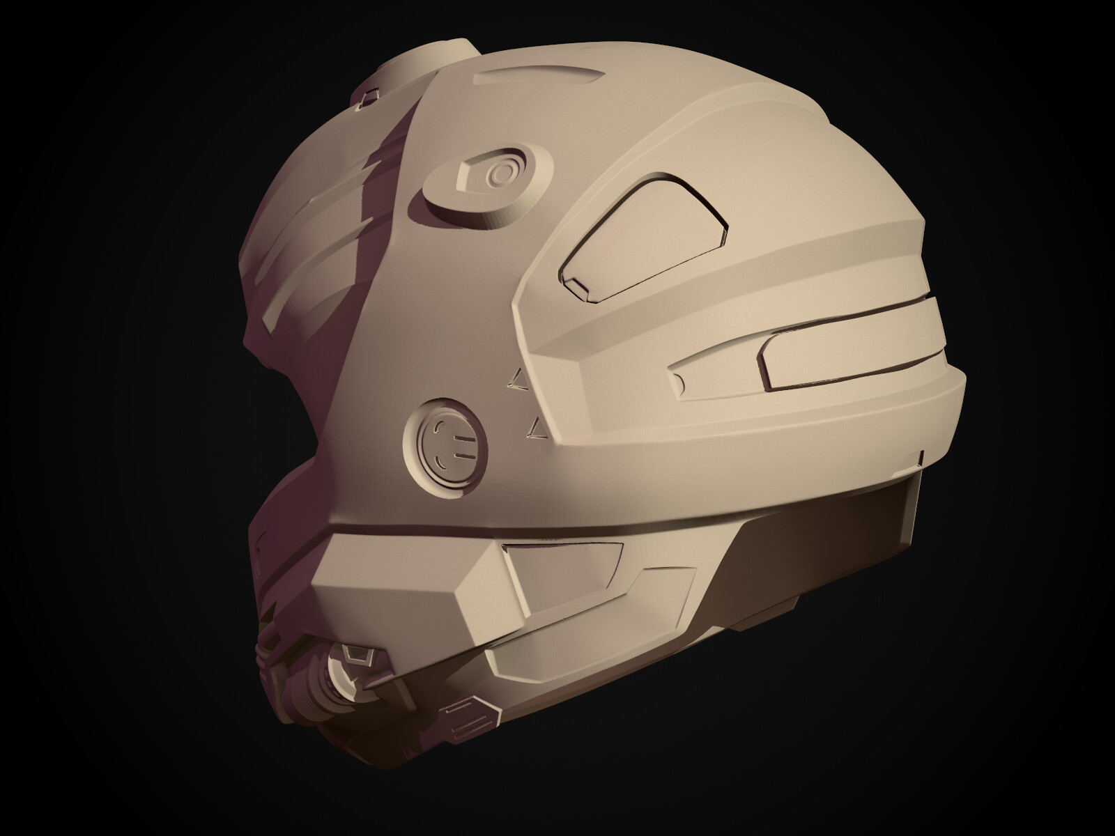 ArtStation - printable scifi halo CQB Helmet 3D print model (STL ...