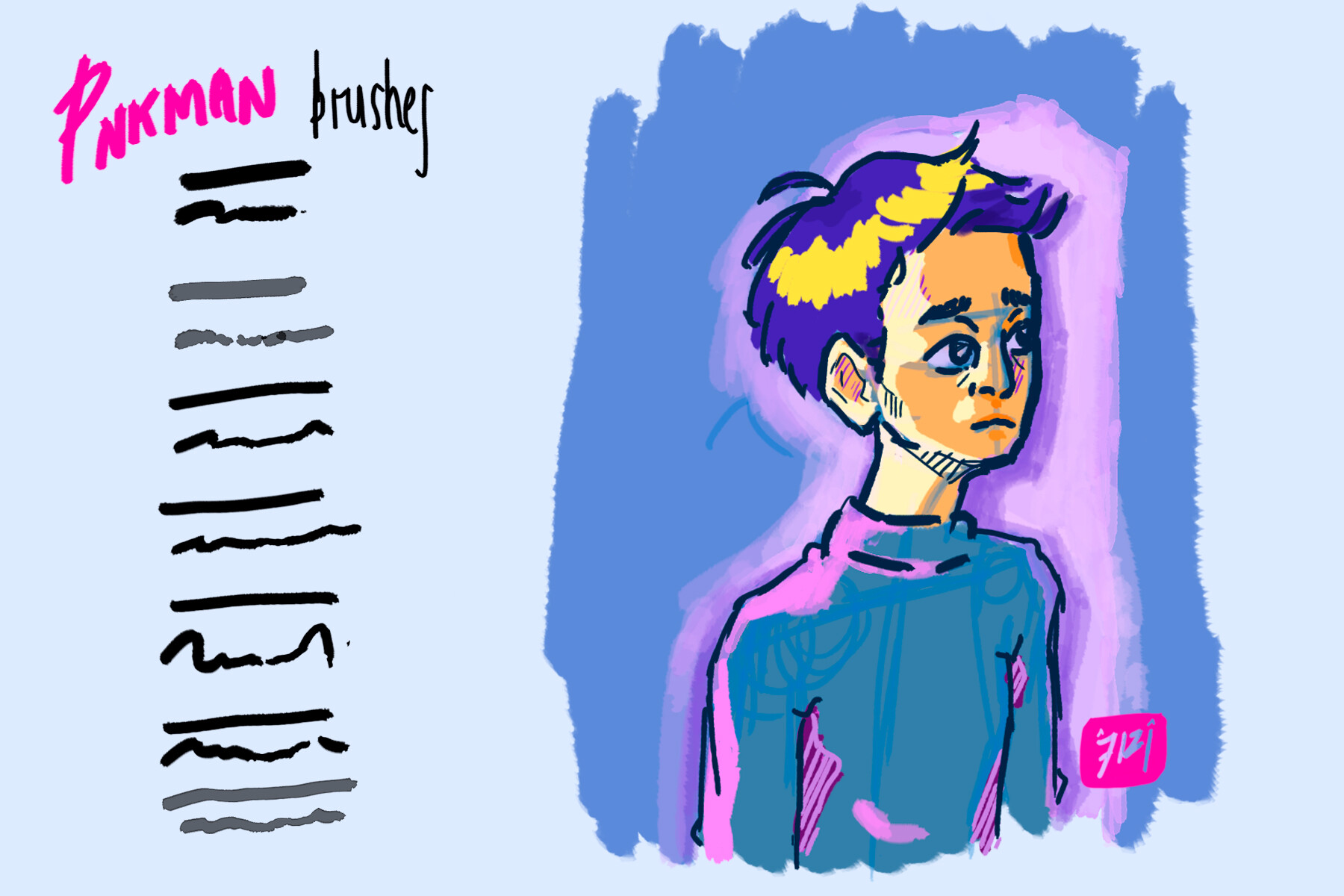 ArtStation Dynamic digital brushes and pencils Brushes