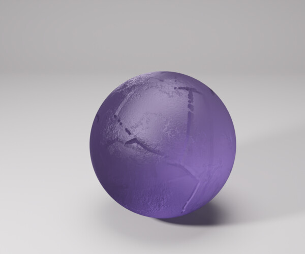 Purple Small Crystals PBR Texture