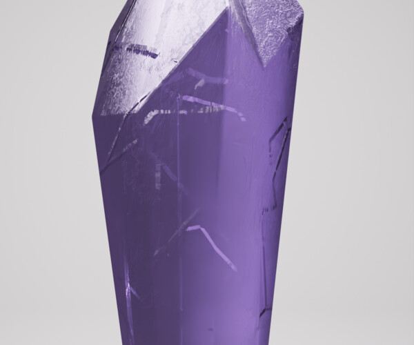 Purple Small Crystals PBR Texture