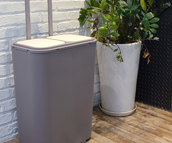 ArtStation largecapacity carriertype recycling bin Resources