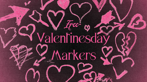 38 Free Valentine's day markers