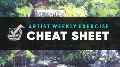 Weekly Art Exercise Cheat Sheet for Artists