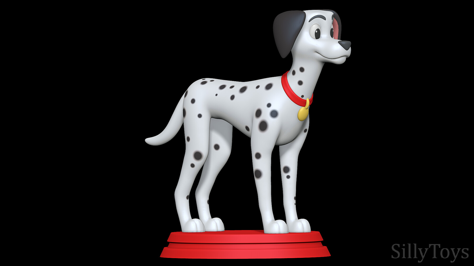 Artstation Pongo 101 Dalmatians 3d Print Model Resources