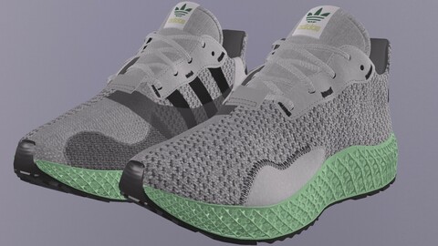 ADIDAS FUTURECRAFT SHOES low-poly PBR