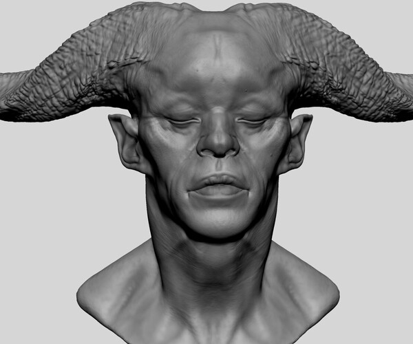 ArtStation - Fantasy Creature Head 08 | Resources