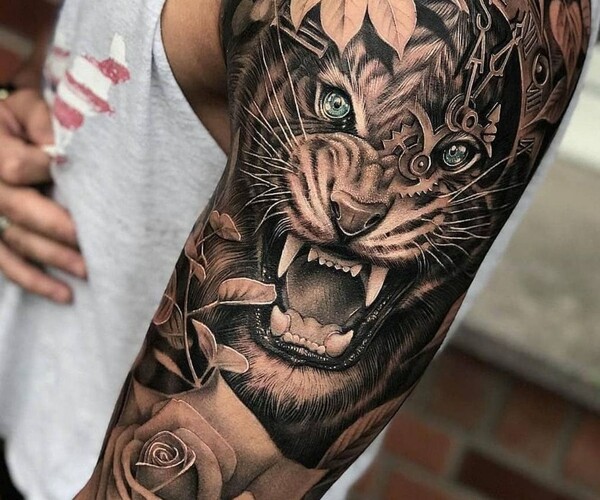 Tiger Tattoo Designs | GraphicRiver