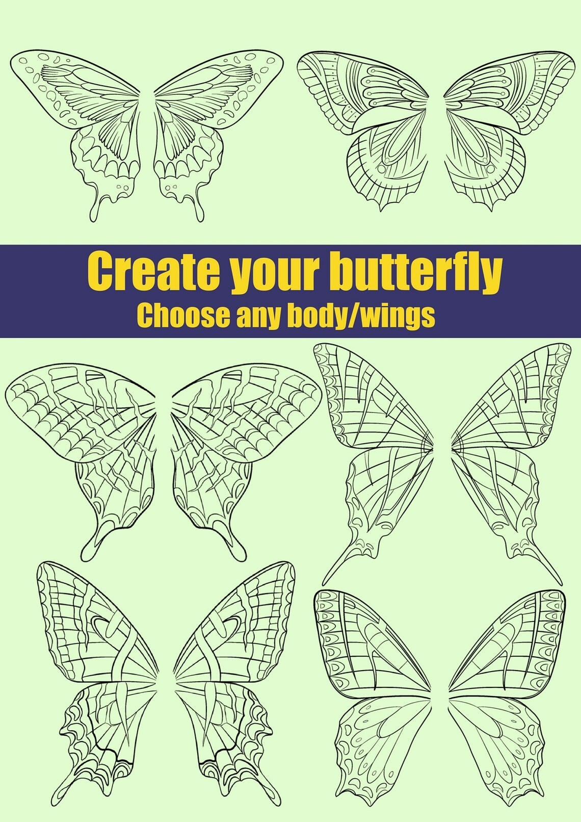 Procreate Butterfly Stamp Brushes Graphic by DreanArtDesign · Creative  Fabrica