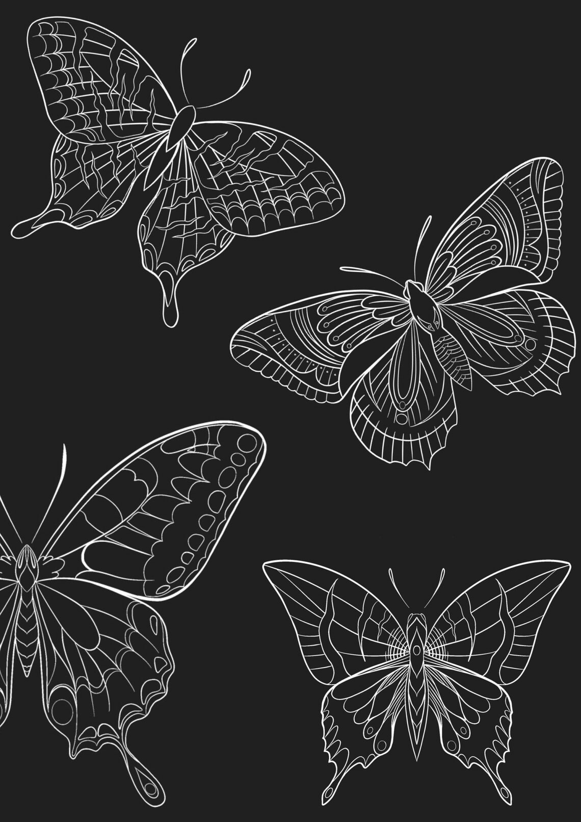 Procreate Butterfly Stamp Brushes Graphic by DreanArtDesign