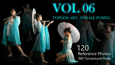 TopLess Art - Female Posing Vol 06 - Reference Pictures