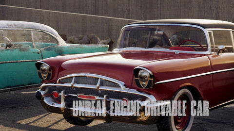 Vintage Car vol 1 for Unreal Engine