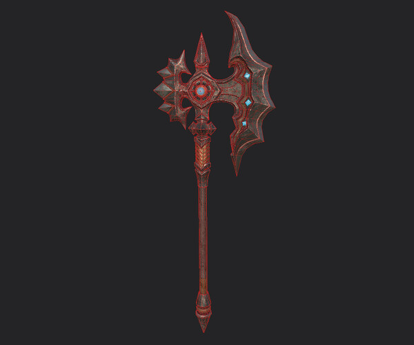 ArtStation - Fantasy Battle Axe | Game Assets