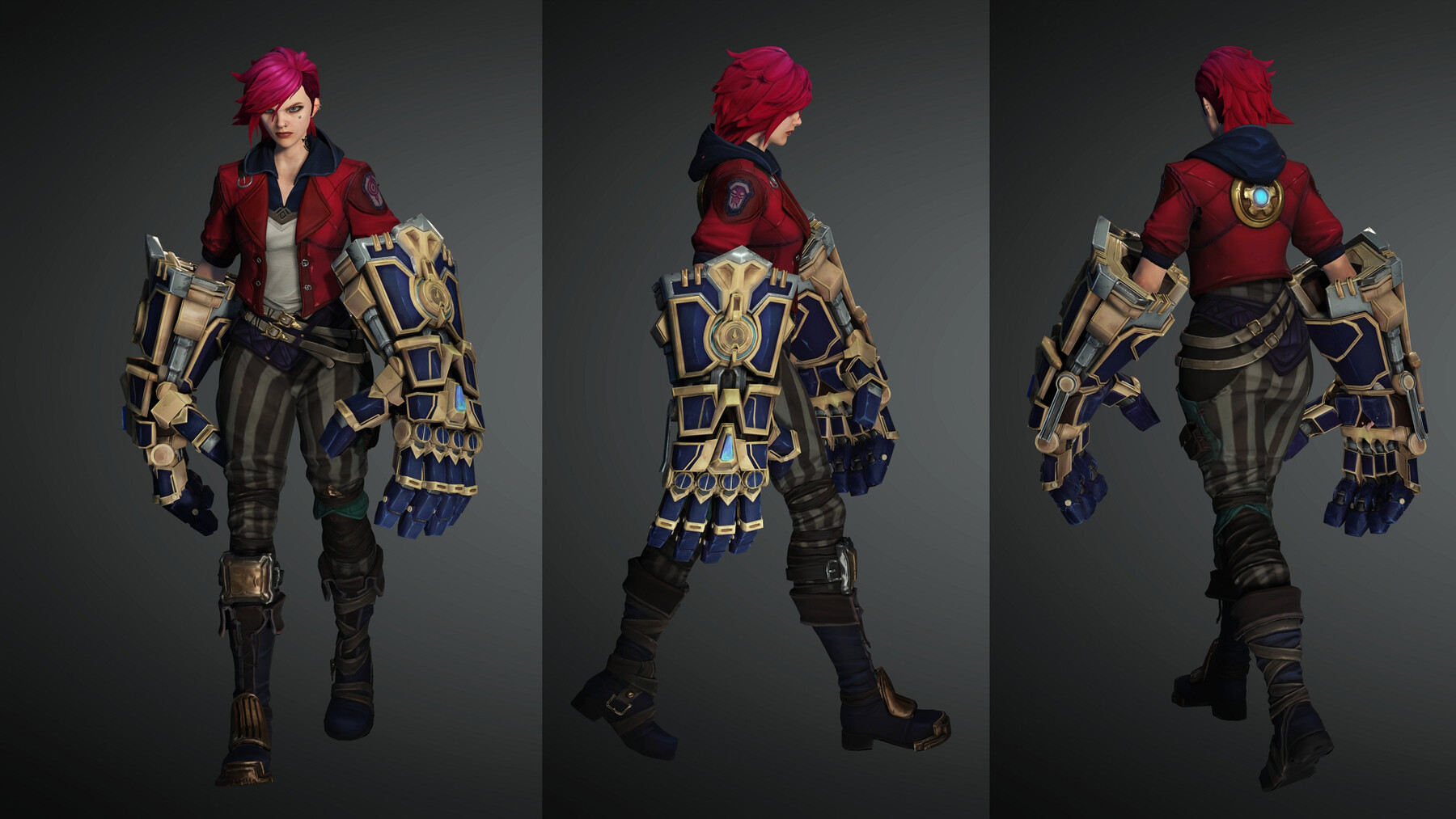 ArtStation Vi League of legends Arcane Game Assets