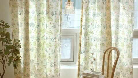 Moroccan daffodil shading curtains