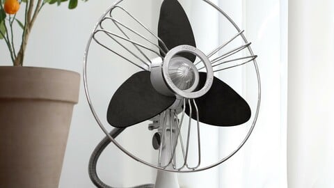 Metal Vintage Retro Fan MF-R2