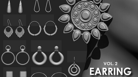 Earring IMM Brush Pack (10 in One) Vol.2