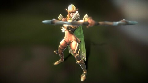 Fantasy Chess RPG Character - High Elf