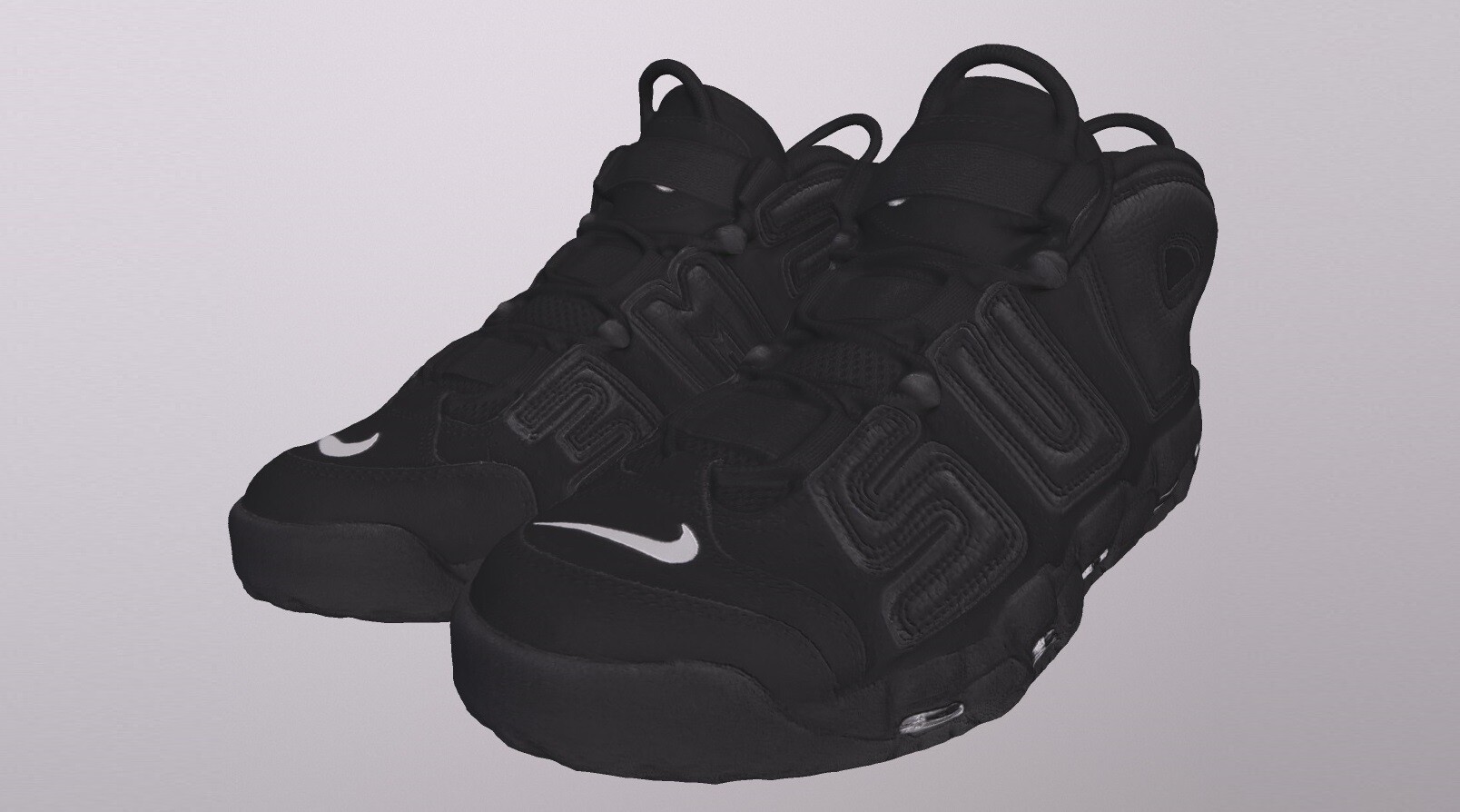 ArtStation - NIKE AIR UPTEMPO x SUPREME SHOES low-poly PBR