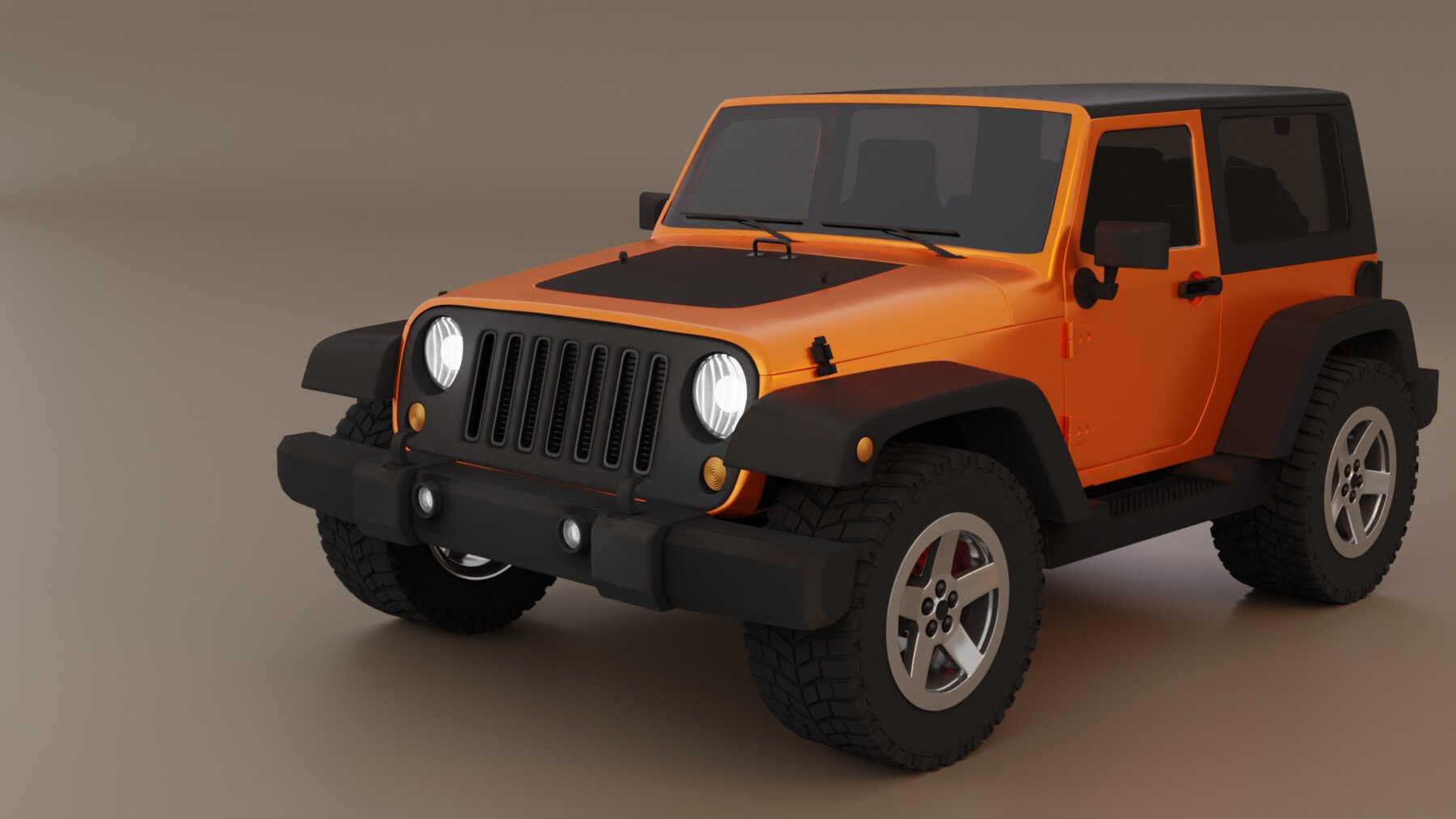ArtStation - jeep 3D model | Resources
