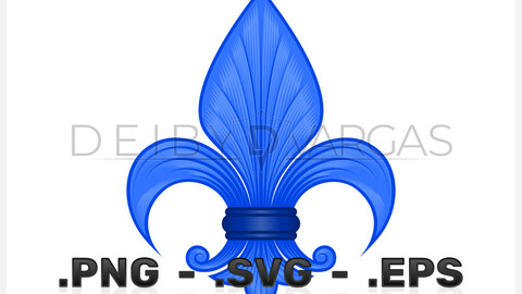 Vector design of the fleur de lis
