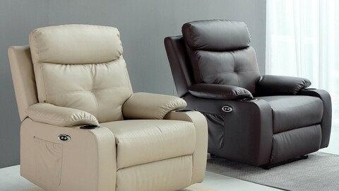 7104 Electric Single Seater Recliner Sofa