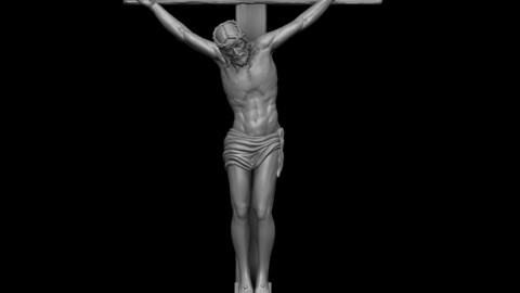 Jesus Christ On The Cross 3D print model