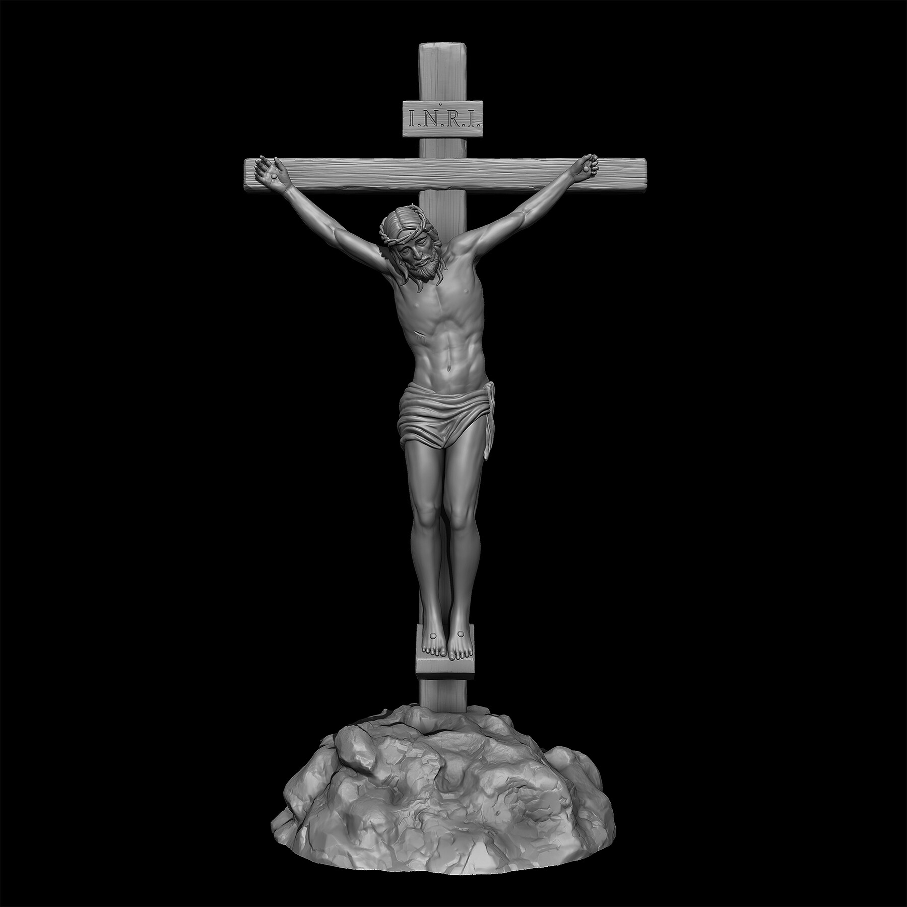 ArtStation - Jesus Christ On The Cross 3D print model | Resources