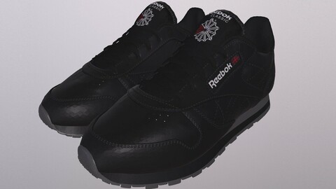 REEBOK CLASSIC SHOES low-poly PBR