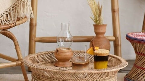 Breeze rattan sitting table rattan interior tea table