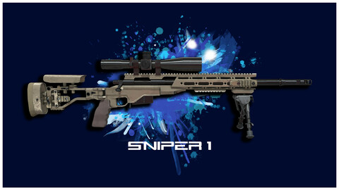 FPS Gun 4K - Sniper 1