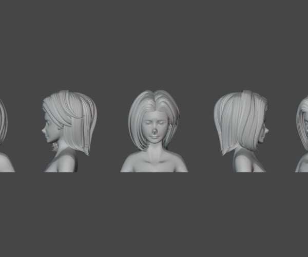 Artstation - Hair Pack 10 Models 