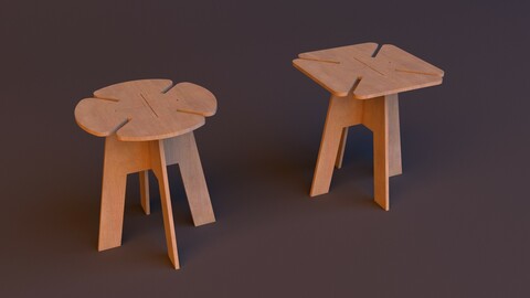 Plywood child chair CNC workshop furniture