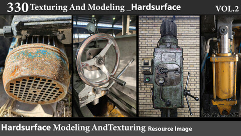 330 Texturing And Modeling Refrence _ Hardsurface _ VOL.2