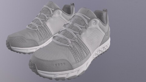 TECHWEAR SHOES RUNNING low-poly PBR