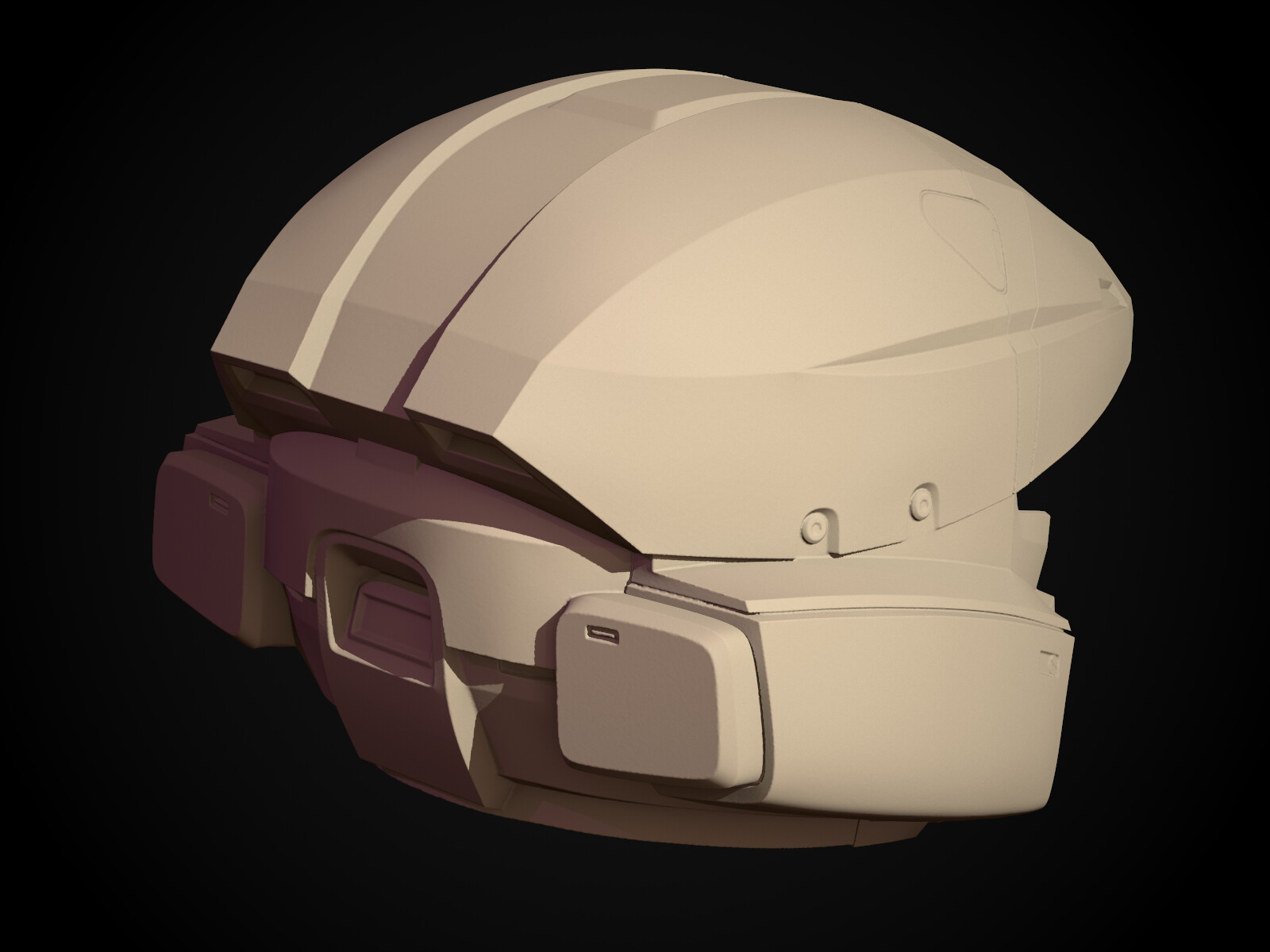 ArtStation - Printable Sci-Fi Halo Mark VI Helmet 3D print model (STL ...
