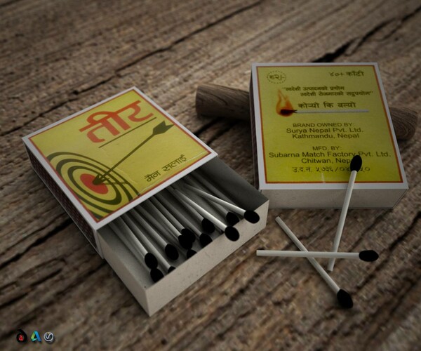 ArtStation Tir Match Stick Resources