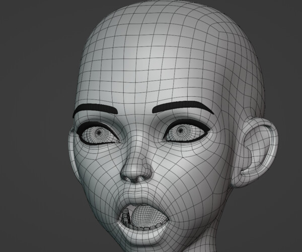 ArtStation - Stylised Female Basemesh (Stylized) | Resources