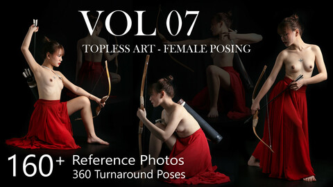 TopLess Art - Female Posing Vol 07 - Reference Pictures