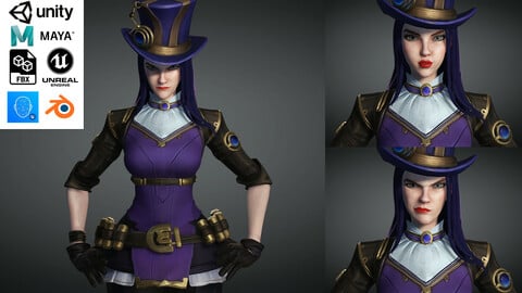 Caitlyn league of legends arcane