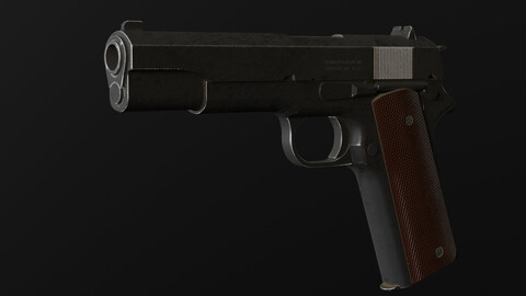 M1911 Pistol 3d Model