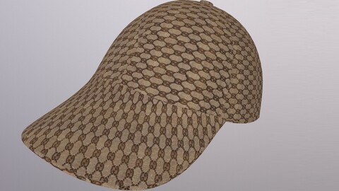 GUCCI CAP low-poly PBR