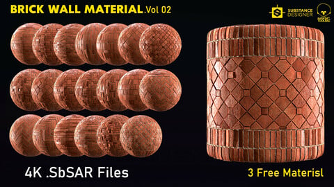 Brick Wall Material_Vol 02