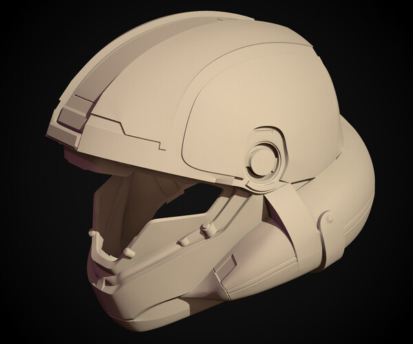 ArtStation - Printable ODST Buck Helmet (STL) | Resources