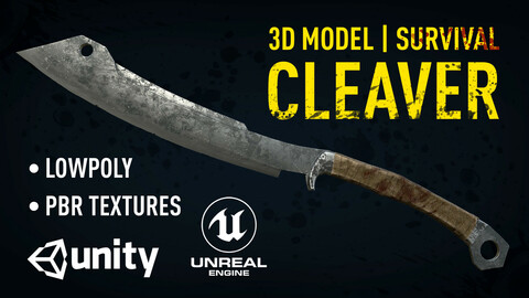 3D Model Survival Cleaver