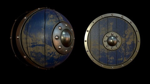 Procedural Round Shield Material  Tutorial