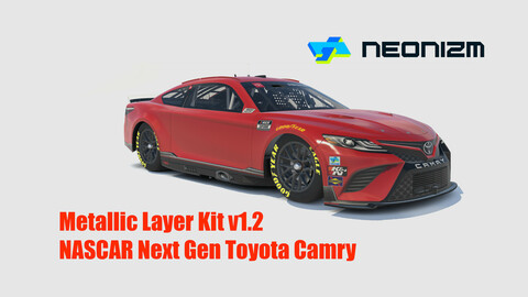Neonizm Texture Tool Kit - iRacing NASCAR Next Gen Toyota Camry